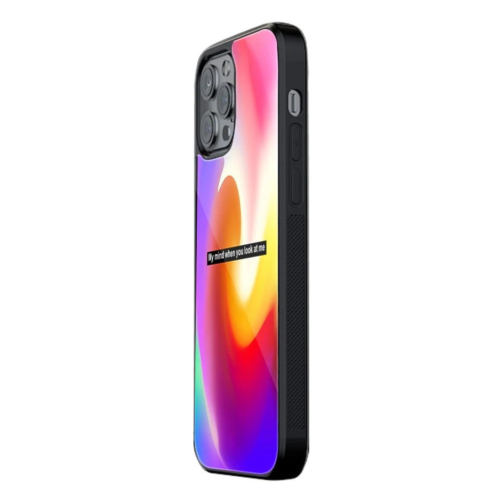 Trendy Glass Back Mobile Case for iPhone, Samsung, Redmi, OnePlus, Google Pixel, Motorola