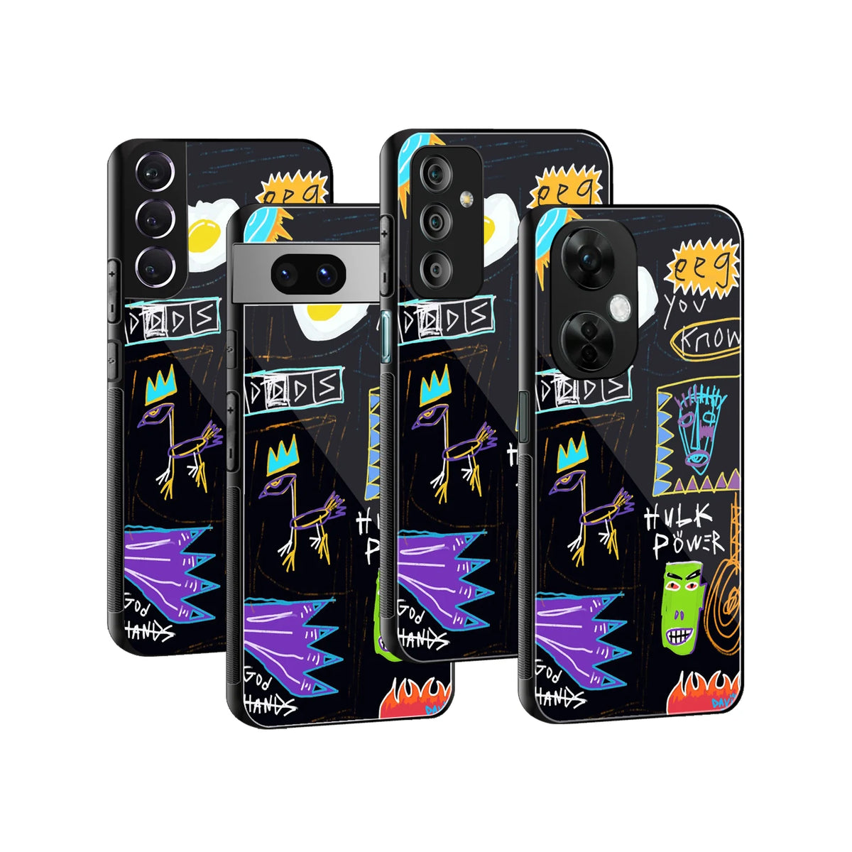 Stylish Glass Back Case for All Smartphones iPhone, Samsung, OnePlus, Pixel, Redmi, Oppo, Vivo, Motorola