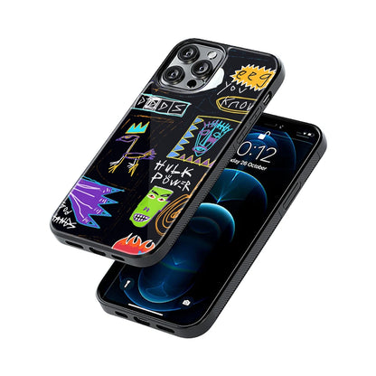 Protective Glass Back Phone Case Compatible with iPhone, Samsung, OnePlus, Pixel & More