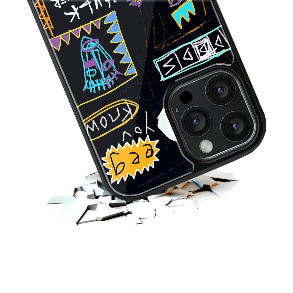 Durable Glass Back Mobile Case for iPhone, Samsung, OnePlus, Google Pixel, Redmi, Vivo, Oppo