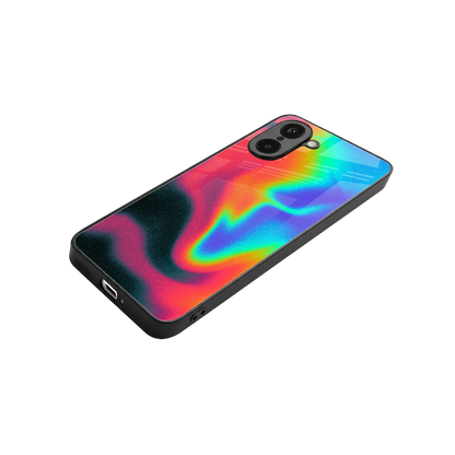 Whirlwind Aura stylish phone case for oneplus nord ce5 5g | glossy glass and slim fit