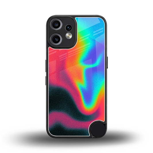 Whirlwind Aura back phone cover | glass case for cmf nothing phone 2 pro