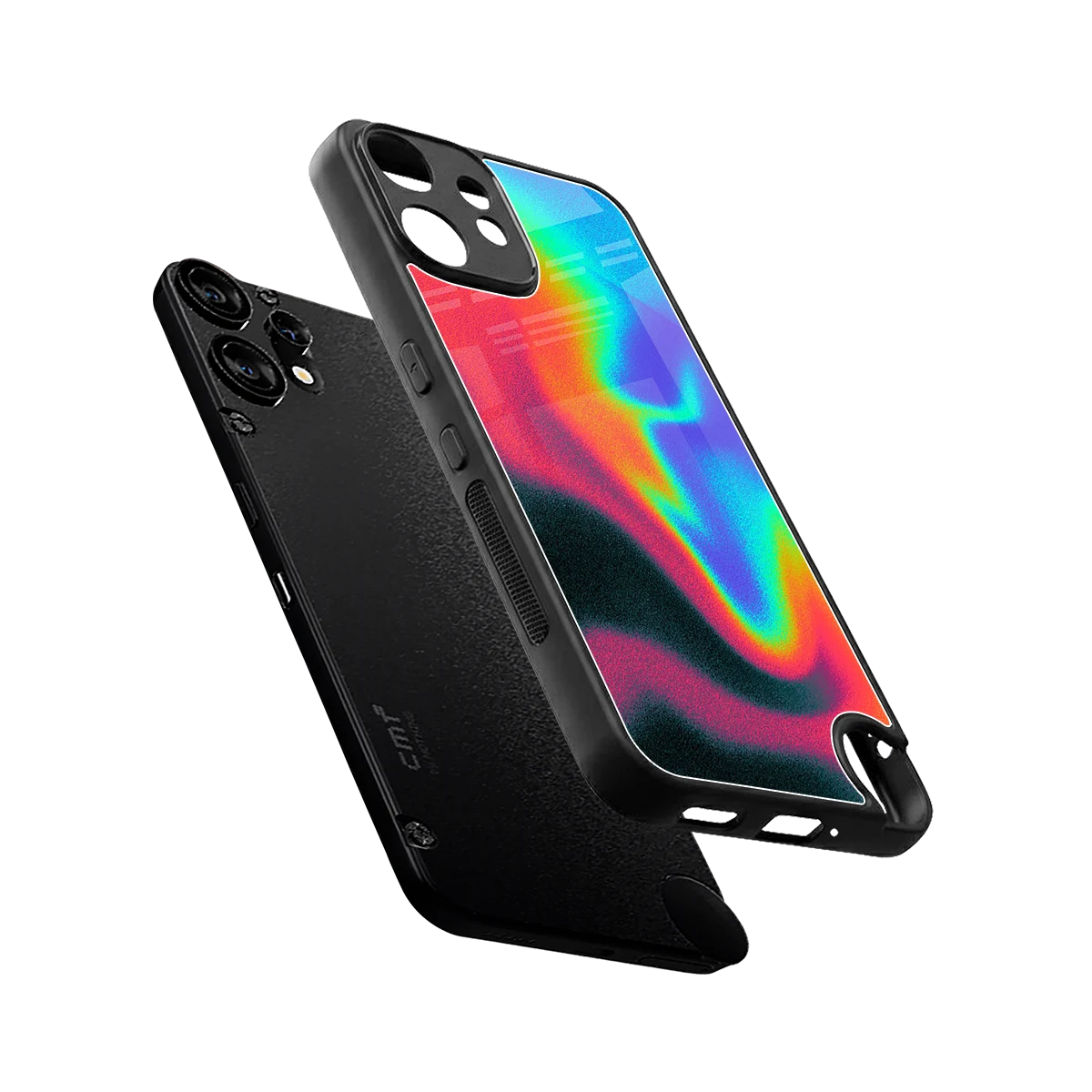 Whirlwind Aura sleek cmf nothing phone 2 pro cover with tempered glass back and TPU edges