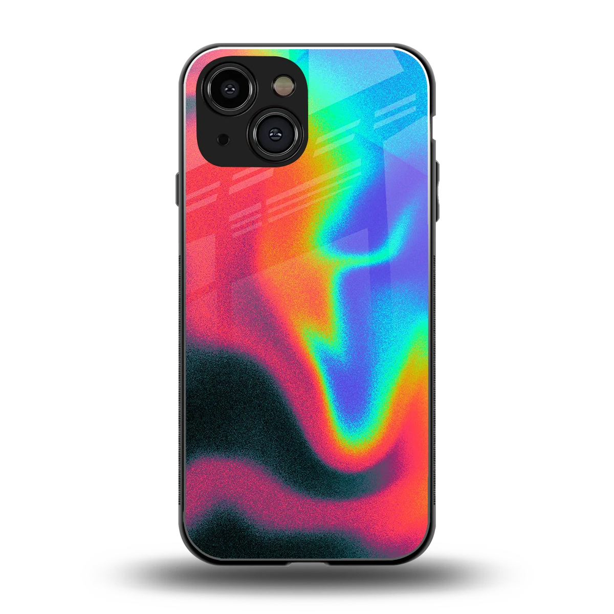 Whirlwind Aura back phone cover | glass case for iphone 13 mini