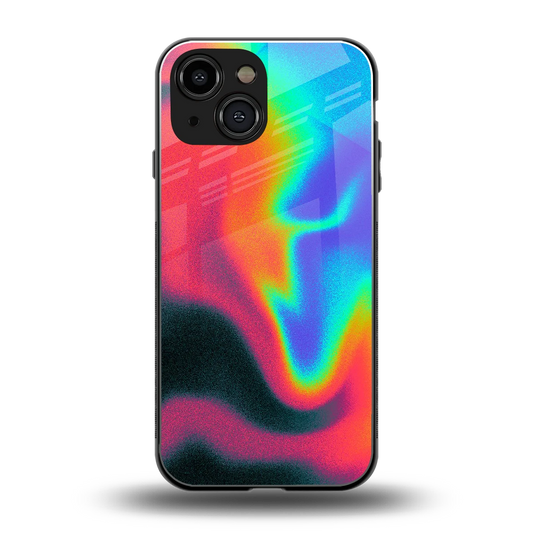 Whirlwind Aura back phone cover | glass case for iphone 13 mini