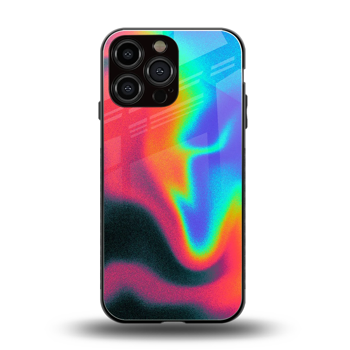 Whirlwind Aura back phone cover | glass case for iphone 15 pro max