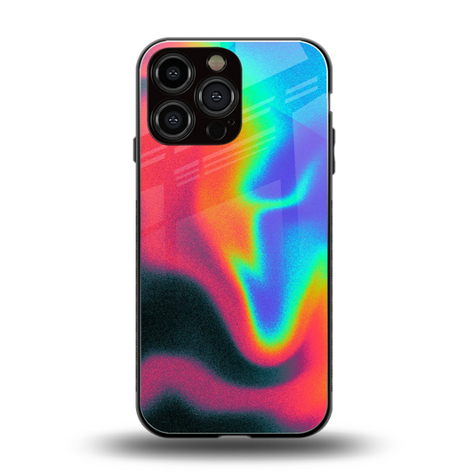 Whirlwind Aura back phone cover | glass case for iphone 15 pro max