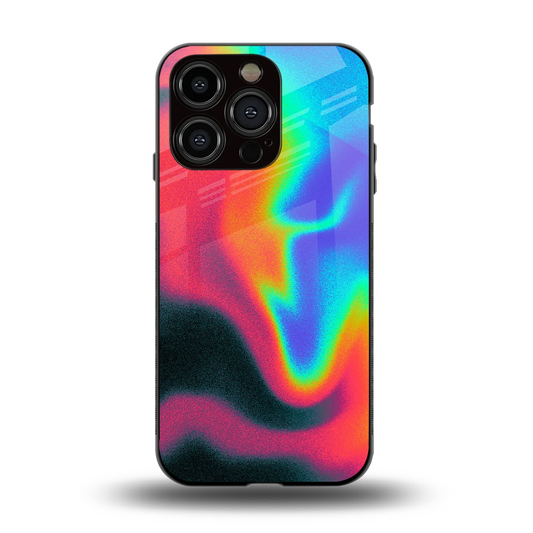 Whirlwind Aura back phone cover | glass case for iphone 15 pro