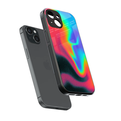 Whirlwind Aura sleek iphone 15 cover with tempered glass back and TPU edges