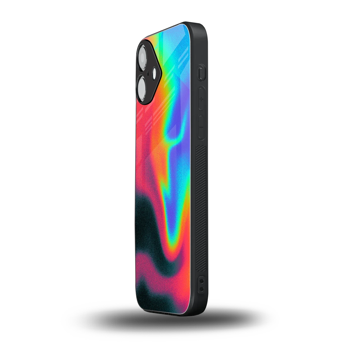 Whirlwind Aura iphone 16 plus mobile cover | shockproof glass phone case