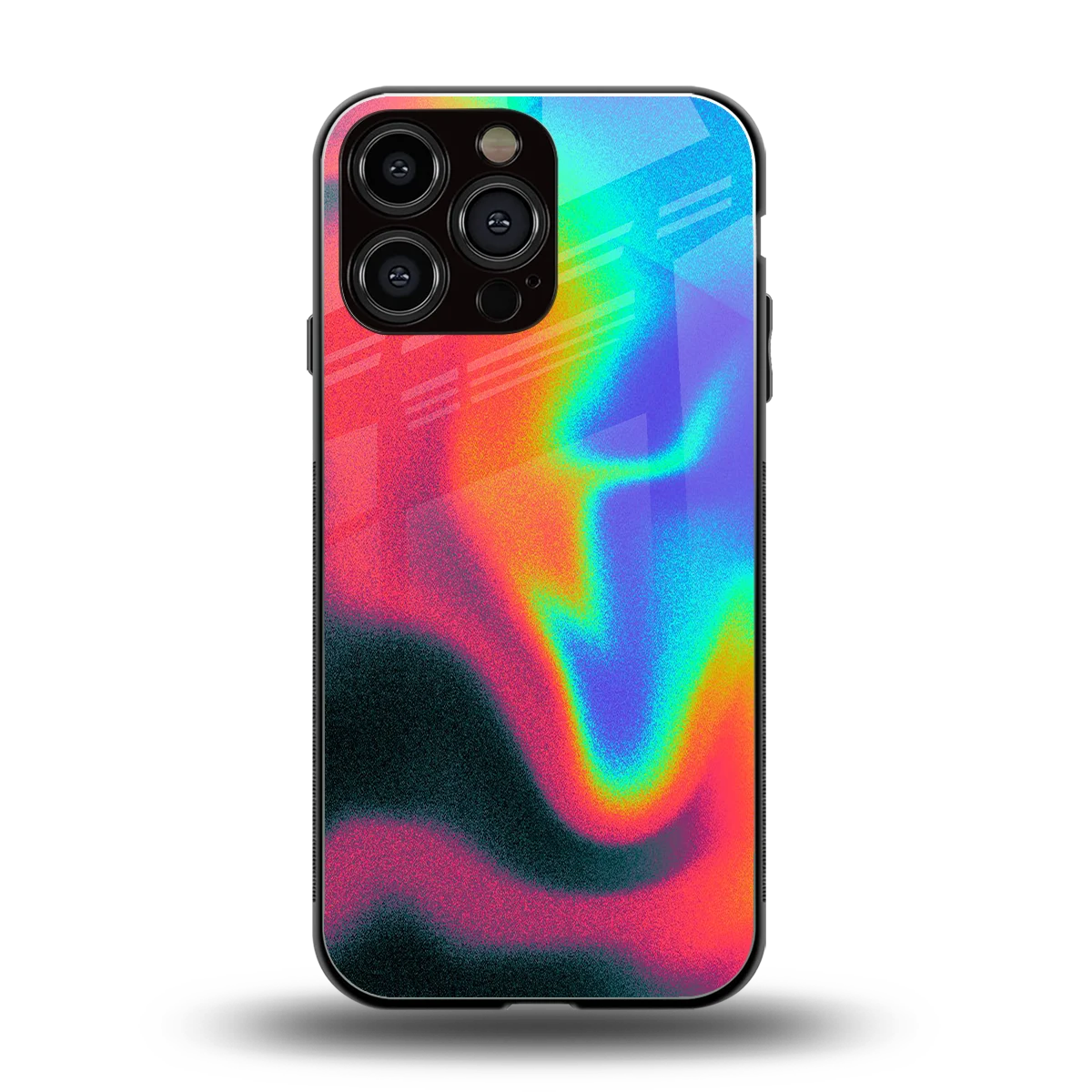 Whirlwind Aura back phone cover | glass case for iphone 16 pro max