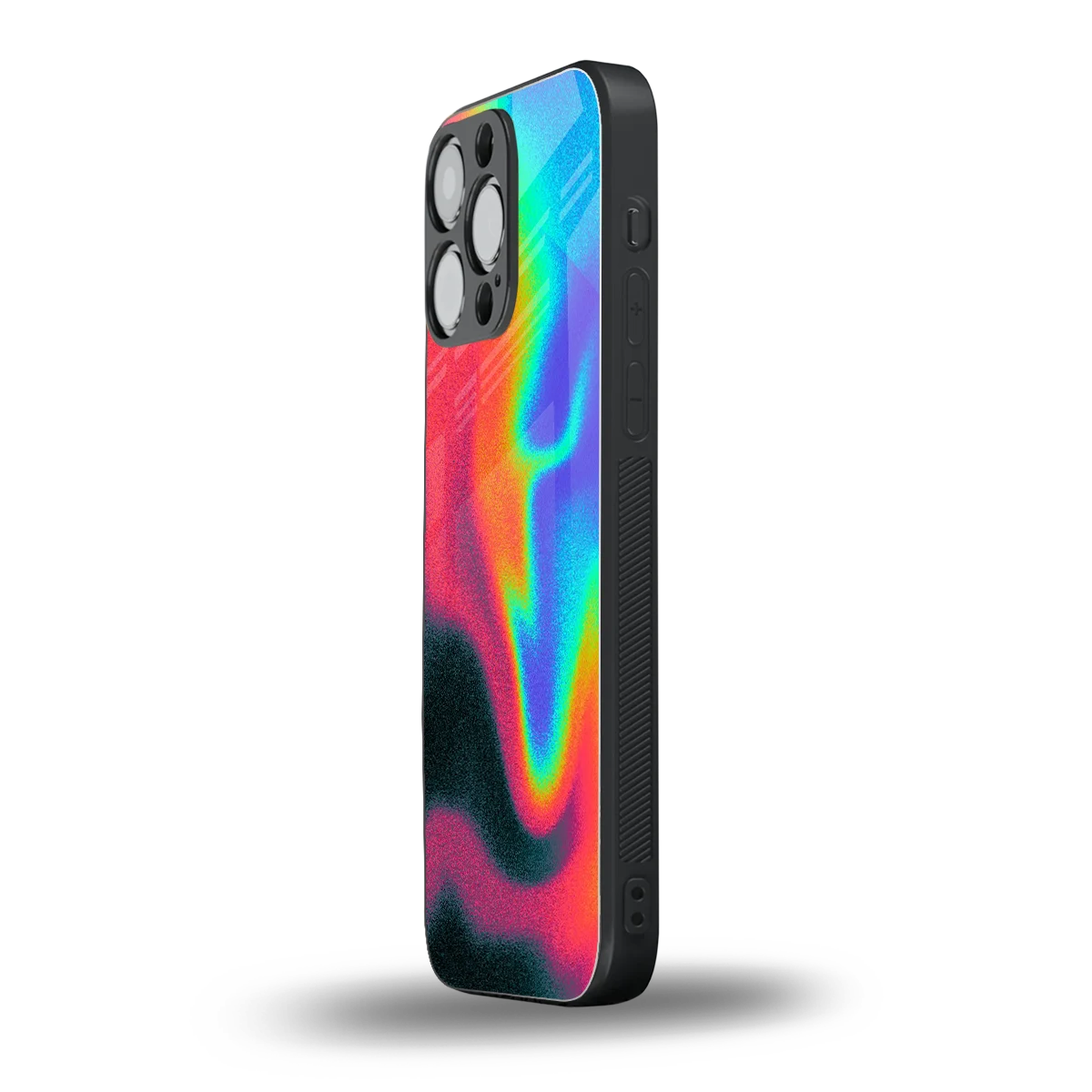 Whirlwind Aura iphone 16 pro max mobile cover | shockproof glass phone case