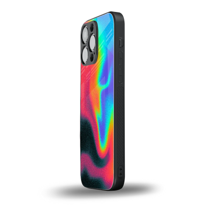 Whirlwind Aura iphone 16 pro max mobile cover | shockproof glass phone case
