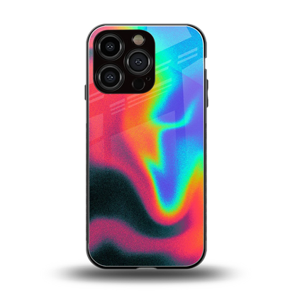 Whirlwind Aura back phone cover | glass case for iphone 16 pro