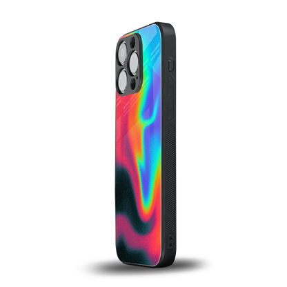 Whirlwind Aura iphone 16 pro mobile cover | shockproof glass phone case