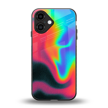 Whirlwind Aura back phone cover | glass case for iphone 16