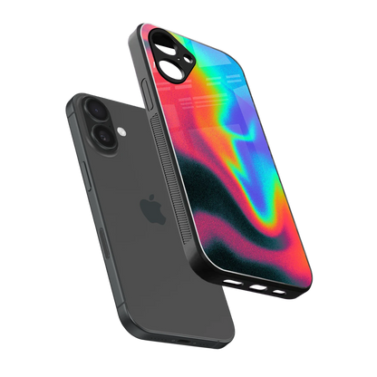 Whirlwind Aura sleek iPhone 16 cover with tempered glass back and TPU edges