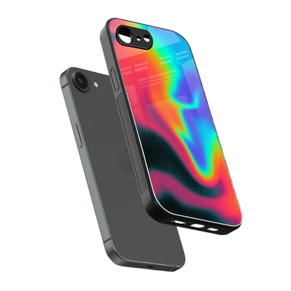 Whirlwind Aura sleek iphone 16e cover with tempered glass back and TPU edges