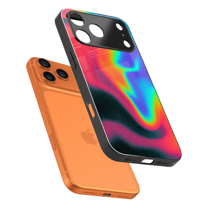 Whirlwind Aura sleek iphone 17 pro max cover with tempered glass back and TPU edges