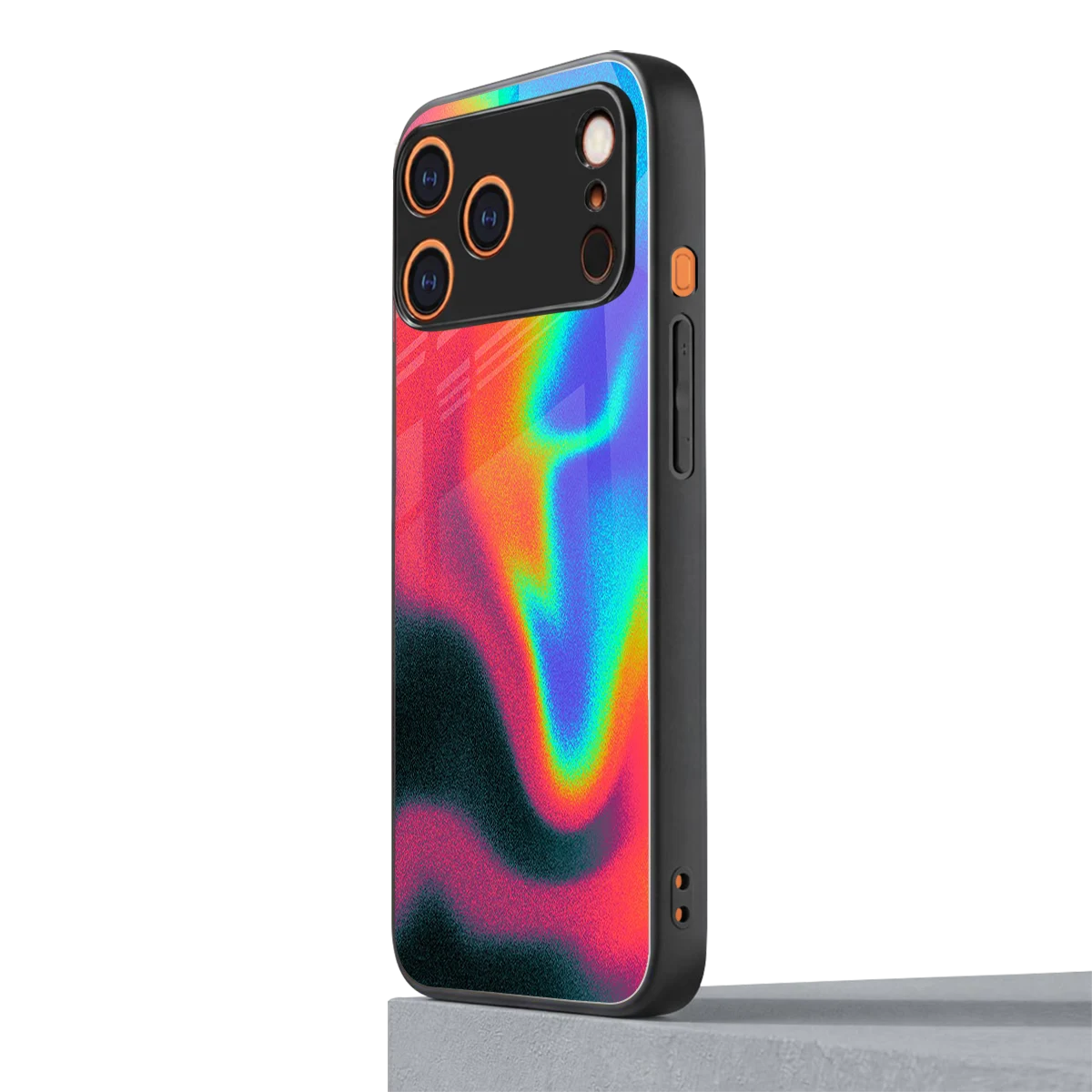 Whirlwind Aura iphone 17 pro max mobile cover | shockproof glass phone case
