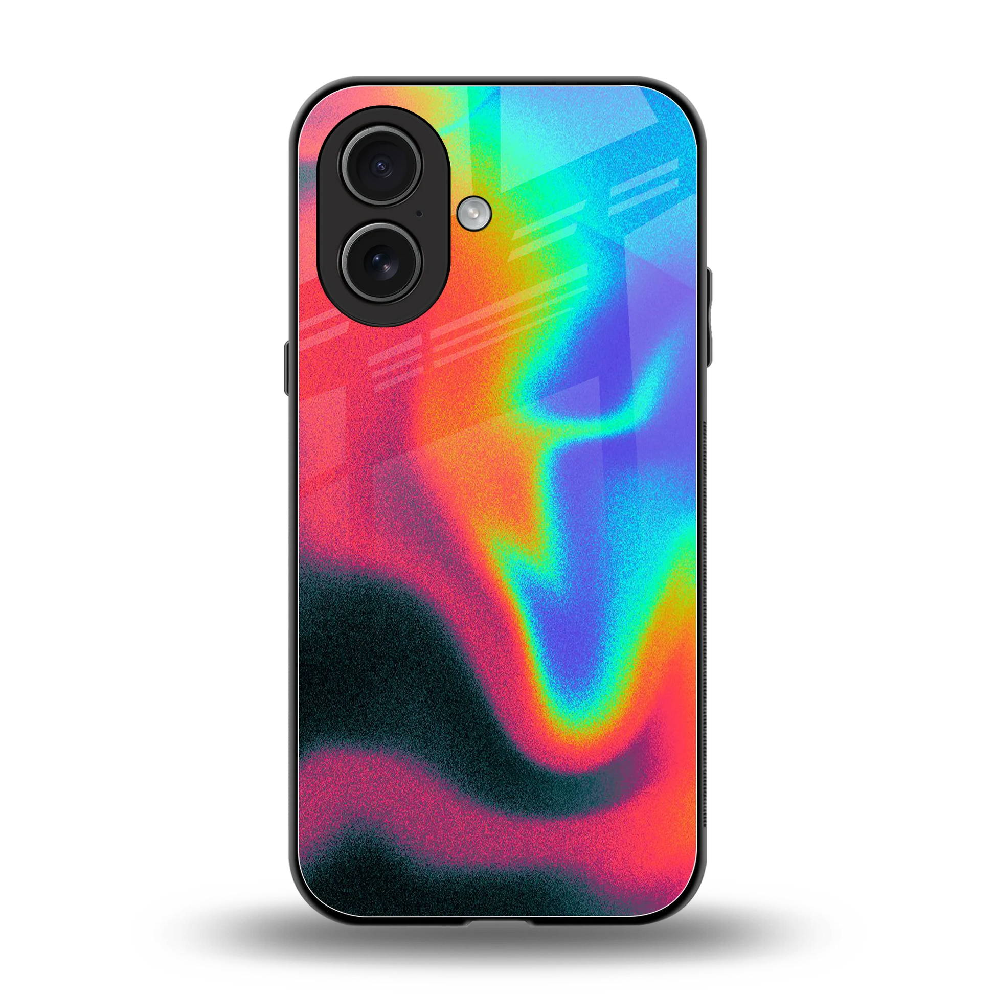 Whirlwind Aura back phone cover | glass case for iphone 17