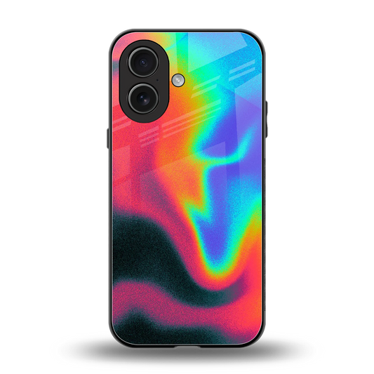 Whirlwind Aura back phone cover | glass case for iphone 17