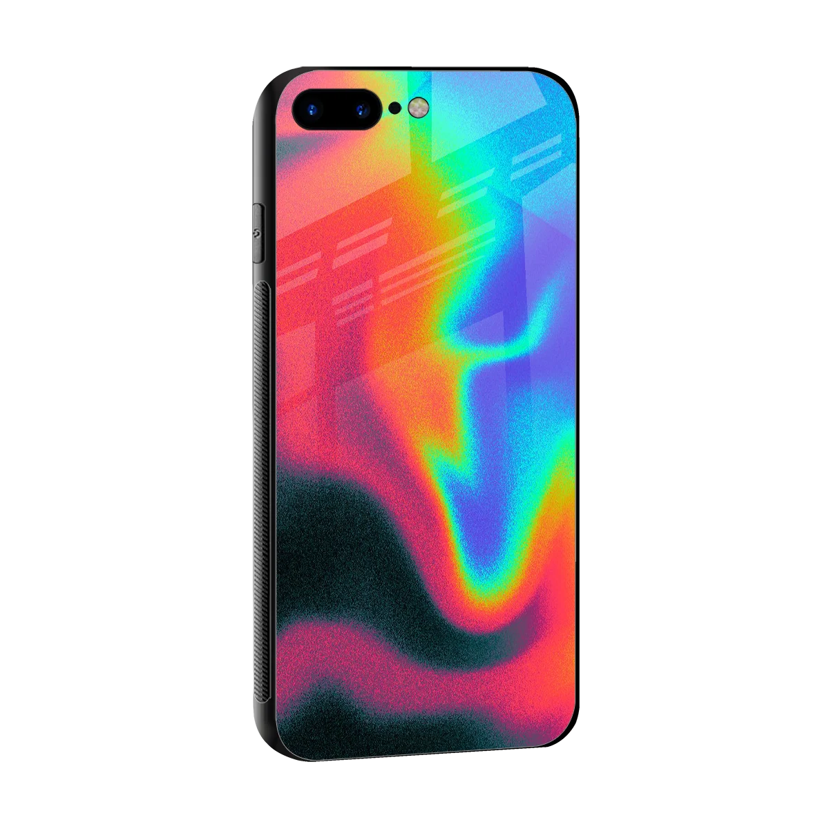 Whirlwind Aura sleek iphone 7 plus cover with tempered glass back and TPU edges