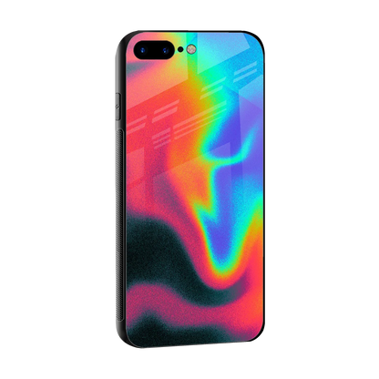 Whirlwind Aura sleek iphone 7 plus cover with tempered glass back and TPU edges