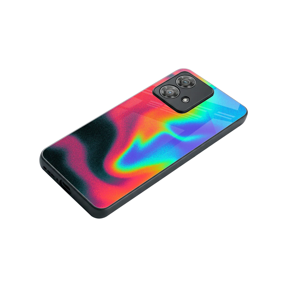 Whirlwind Aura stylish phone case for motorola edge 40 neo 5g | glossy glass and slim fit