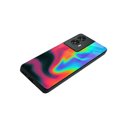 Whirlwind Aura stylish phone case for motorola edge 50 fusion | glossy glass and slim fit