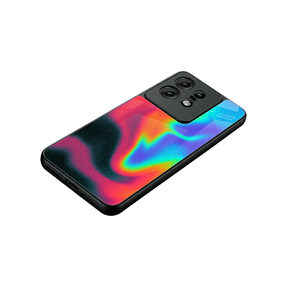 Whirlwind Aura stylish phone case for motorola edge 50 pro | glossy glass and slim fit