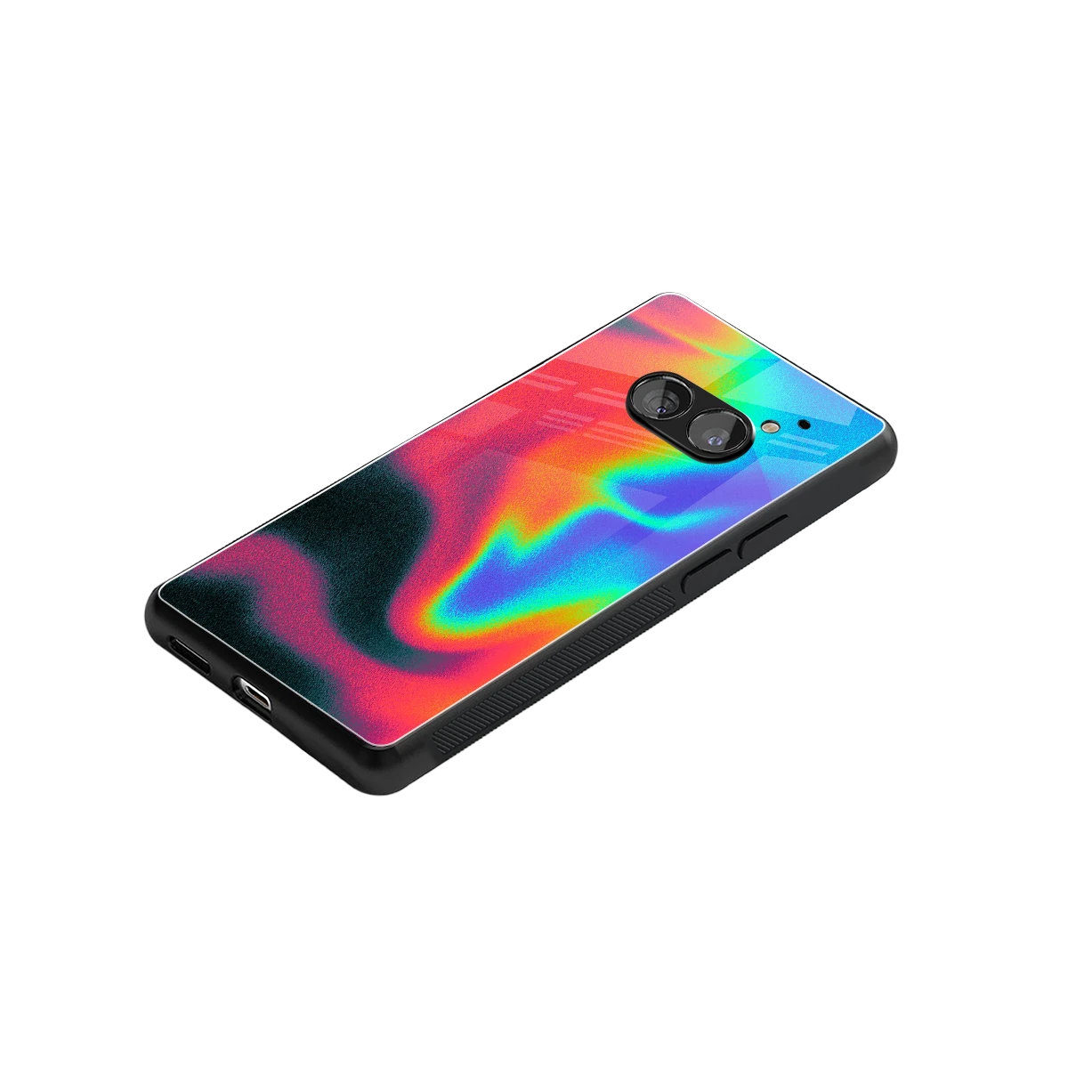 Whirlwind Aura stylish phone case for nothing phone 2a plus | glossy glass and slim fit