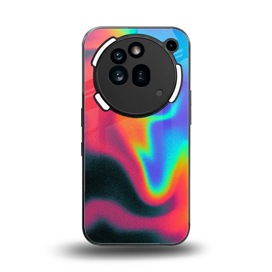 Whirlwind Aura back phone cover | glass case for nothing phone 3a pro