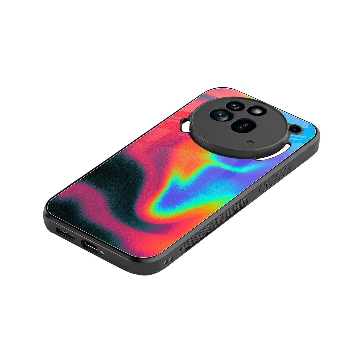 Whirlwind Aura stylish phone case for nothing phone 3a pro | glossy glass and slim fit