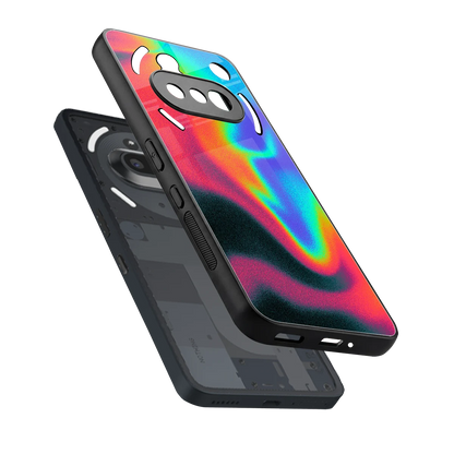 Whirlwind Aura sleek nothing phone 3a cover with tempered glass back and TPU edges