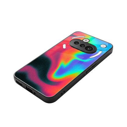 Whirlwind Aura stylish phone case for nothing phone 3a | glossy glass and slim fit