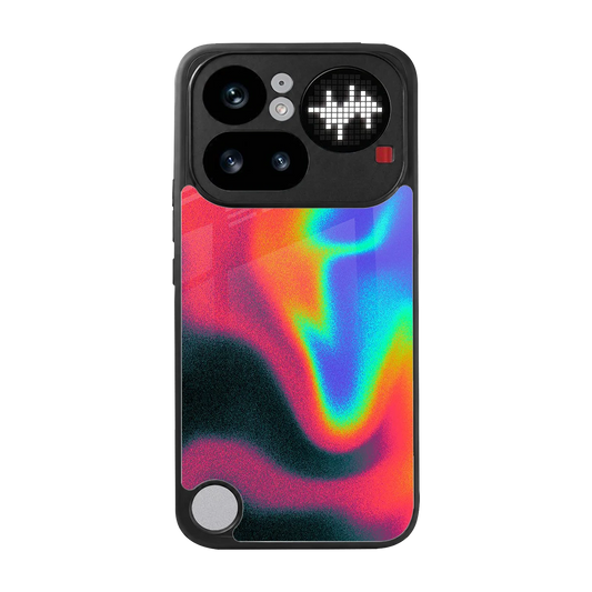 Whirlwind Aura back phone cover | glass case for nothing phone 4a pro