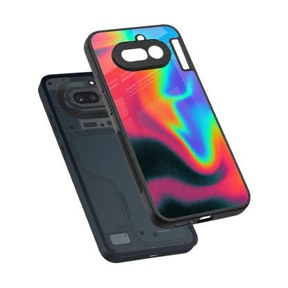 Whirlwind Aura sleek nothing phone 4a cover with tempered glass back and TPU edges