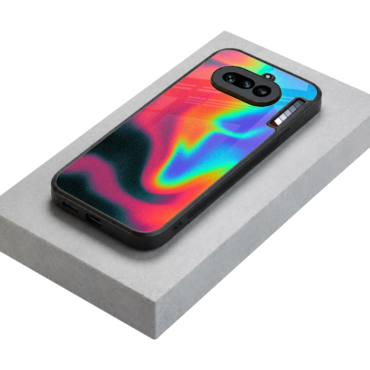 Whirlwind Aura stylish phone case for nothing phone 4a | glossy glass and slim fit