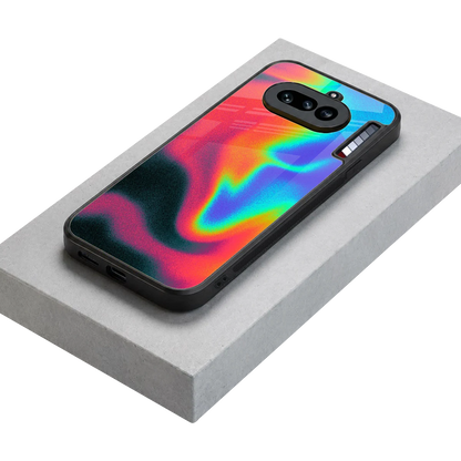 Whirlwind Aura stylish phone case for nothing phone 4a | glossy glass and slim fit
