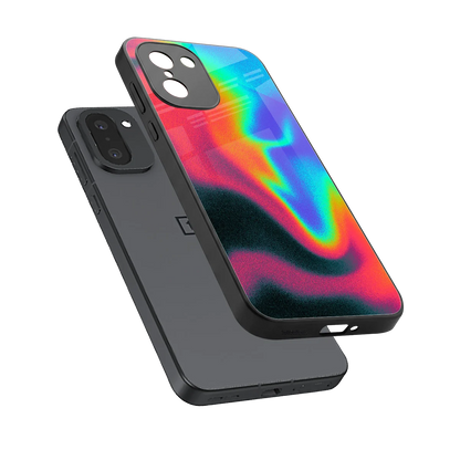 Whirlwind Aura sleek oneplus 15r cover with tempered glass back and TPU edges