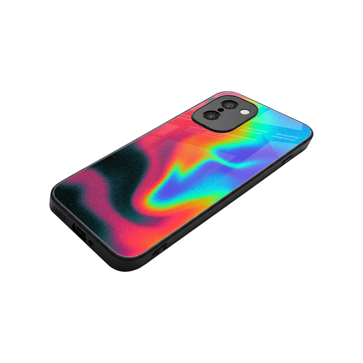 Whirlwind Aura stylish phone case for oneplus 15r | glossy glass and slim fit