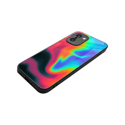 Whirlwind Aura stylish phone case for oneplus 15r | glossy glass and slim fit