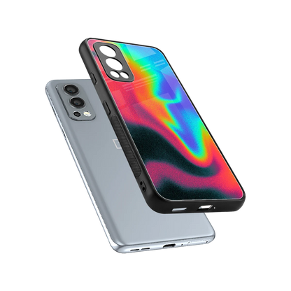 Whirlwind Aura sleek oneplus nord 2 cover with tempered glass back and TPU edges