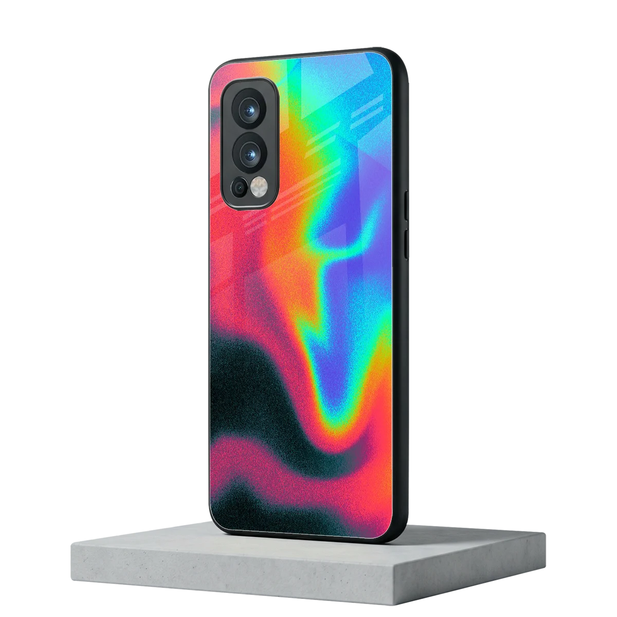 Whirlwind Aura oneplus nord 2 mobile cover | shockproof glass phone case