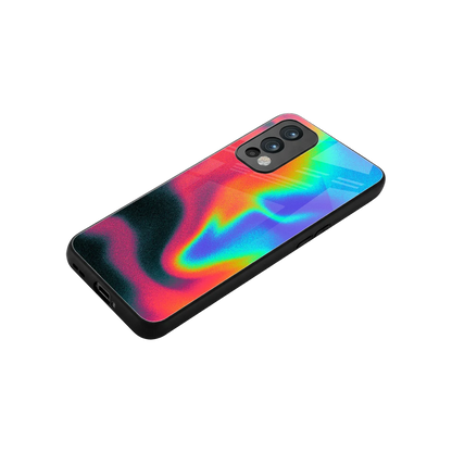 Whirlwind Aura stylish phone case for oneplus nord 2 | glossy glass and slim fit
