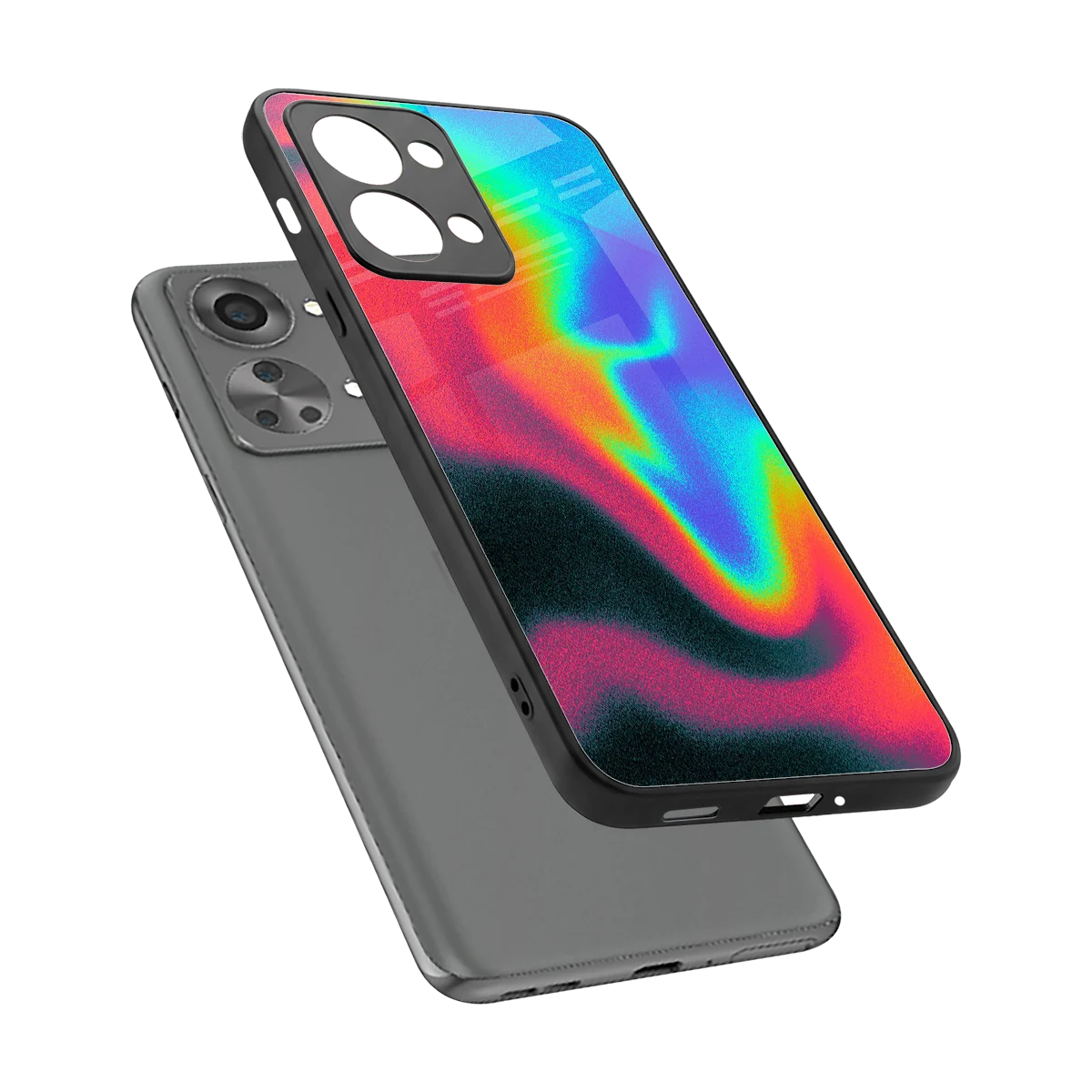 Whirlwind Aura sleek oneplus nord 2t cover with tempered glass back and TPU edges