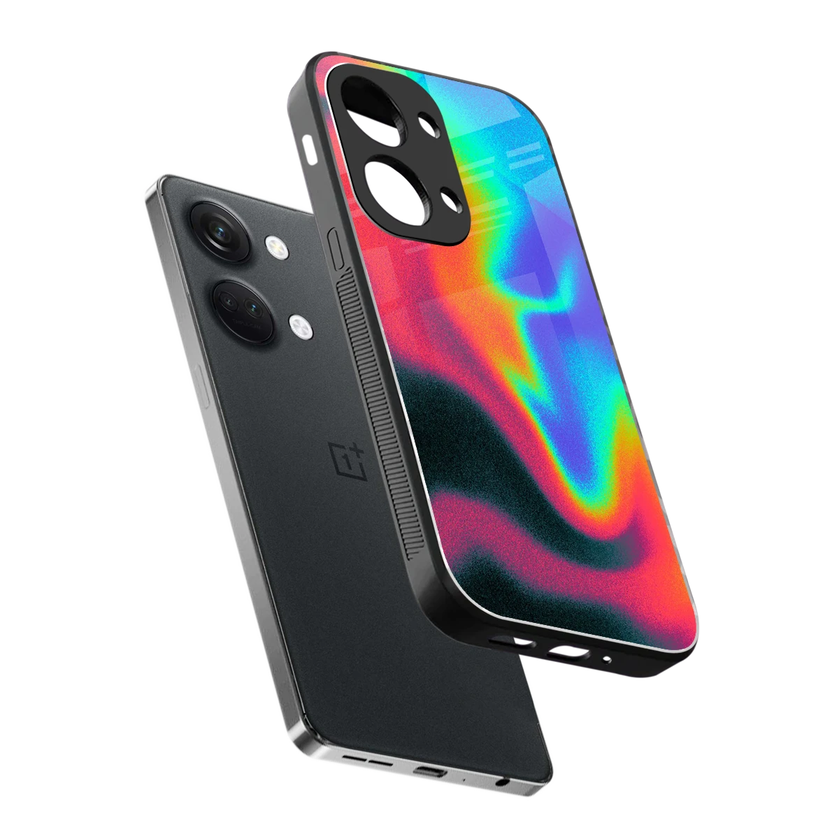 Whirlwind Aura sleek oneplus nord 3 cover with tempered glass back and TPU edges