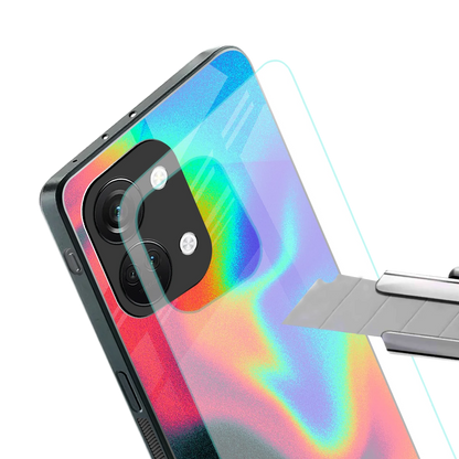 Whirlwind Aura stylish phone case for oneplus nord 3 | glossy glass and slim fit