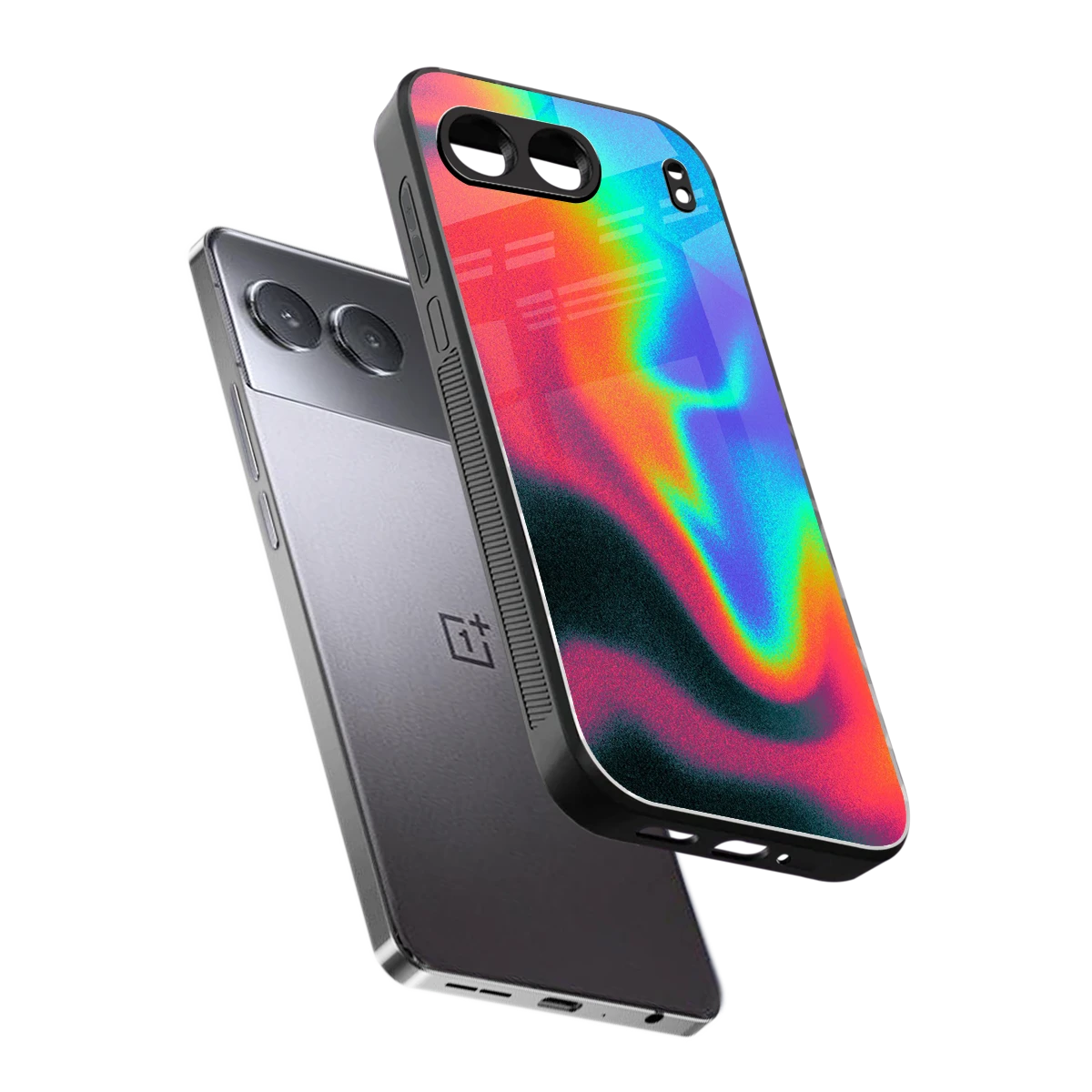 Whirlwind Aura sleek oneplus nord 4 cover with tempered glass back and TPU edges